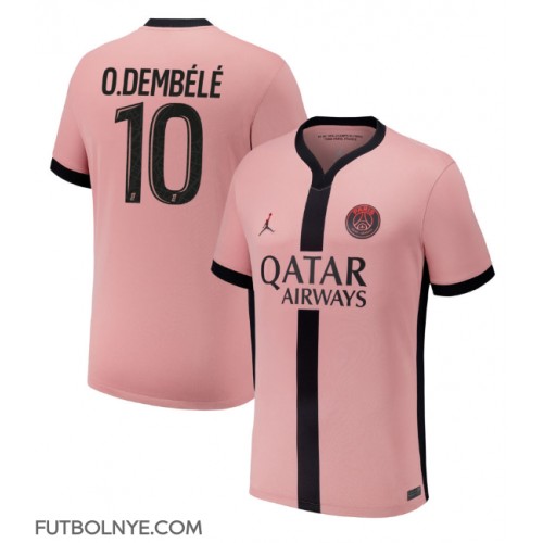 Camiseta Paris Saint-Germain Ousmane Dembele #10 Tercera Equipación 2024-25 manga corta